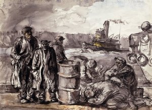 En los muelles de Reginald Marsh