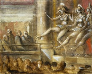 Tres coristas de Reginald Marsh