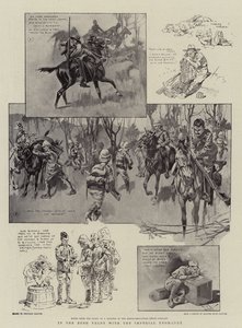 En el Bush Veldt con la Yeomanry Imperial (litografía)