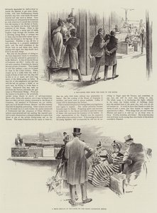 Visitantes en la Cámara de los Comunes (litografía)