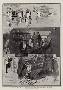 La vida en la Marina, Bocetos en la Estación Mediterránea (litografía)
