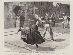 La ocupación británica de Egipto, los tiempos de paz (grabado) de Reginald Thomas Cleaver