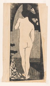 Mujer de pie, vista desde atrás de Reijer Stolk