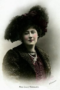 Lily Hanbury 1874-1908, actriz inglesa, principios del siglo XX de Reinhold Thiele