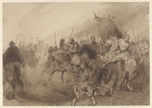 Lucha ecuestre medieval