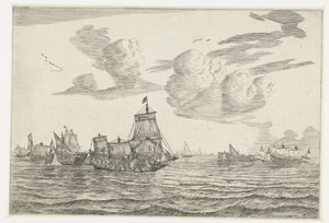 Después de la batalla naval New Ship Batalien (título de la serie) de Reinier Nooms
