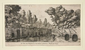 El jardín de Monsieur de Nue en S. Marsiou, suburbio de París