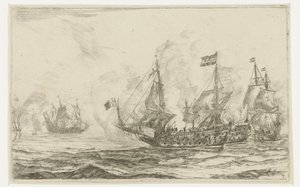 Batalla naval con toma de posesión de un barco New Ship Batalien (título de la serie)
