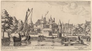 Nieuwmarkt con St. Anthoniswaag de Reinier Nooms, called Zeeman