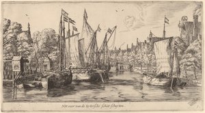 El ferry a Utrecht (Het veer van der Uytersche schiet-schuyten) de Reinier Nooms, called Zeeman