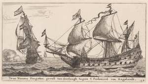 Dos fragatas holandesas de Reinier Nooms, called Zeeman