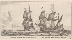 Dos Mercantes: el "Geele Fortuÿn," Comercializando en el Báltico, y el "Liefde," Comercializando en Noruega