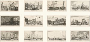 Verscheÿde Schepen en Gesichten van Amstelredam: Parte III de Reinier Nooms, called Zeeman