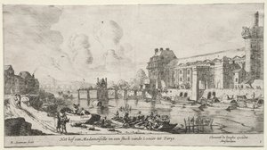 Vistas de París: Vista del Louvre y las Tullerías