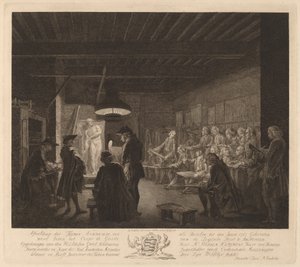 La Academia de Dibujo en Ámsterdam de Reinier Vinkeles