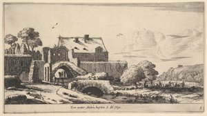 Un molino de agua cerca de St. Denis de Reinier Zeeman
