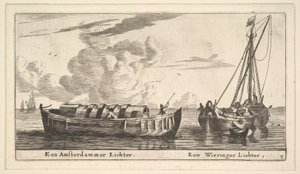 Un encendedor de Ámsterdam y un Wieringer, siglo XVII