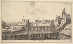 St. Antonis Poort, Ámsterdam, mediados del siglo XVII