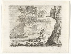 Peregrino rezando de Reinierus Albertus Ludovicus baron van Isendoorn à Blois