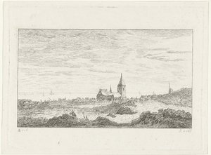 Pueblo junto al mar de Reinierus Albertus Ludovicus baron van Isendoorn à Blois
