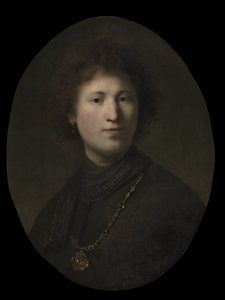 Un Joven con una Cadena, c.1630 de Rembrandt van Rijn