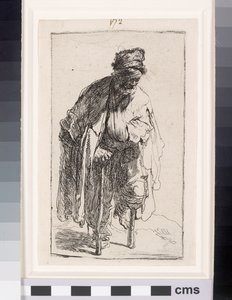 Mendigo con una pierna de madera, c.1630 de Rembrandt van Rijn