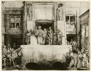 Cristo presentado al pueblo de Rembrandt van Rijn