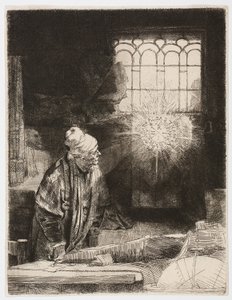 Doctor Fausto de Rembrandt Harmensz. van Rijn