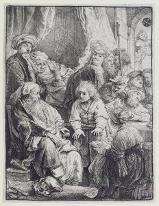 José contando sus sueños de Rembrandt van Rijn