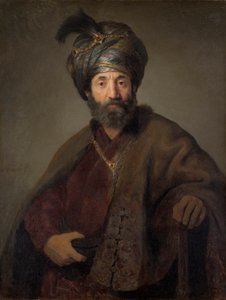 Hombre con traje oriental, c.1635 de Rembrandt van Rijn