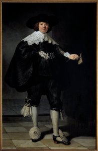 Retrato de Maertens Soolmans de Rembrandt van Rijn