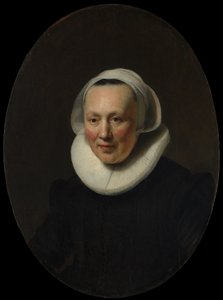 Retrato de una Mujer de Rembrandt van Rijn