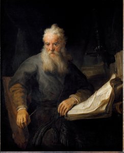 Representación de San Pablo de Rembrandt van Rijn