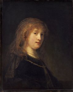 Saskia van Uylenburgh, c.1634-1640 de Rembrandt van Rijn