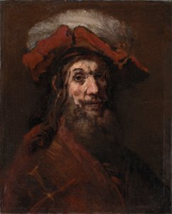 Boceto para El caballero con el halcón, conocido como "El cruzado" de Rembrandt van Rijn