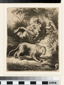 San Jerónimo Leyendo de Rembrandt van Rijn