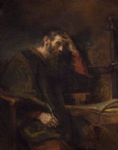 El apóstol Pablo, c.1657 de Rembrandt van Rijn