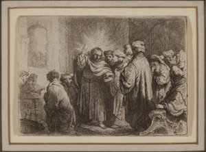 El Dinero del Tributo, c.1635 de Rembrandt van Rijn