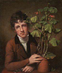 Rubens Peale con un geranio