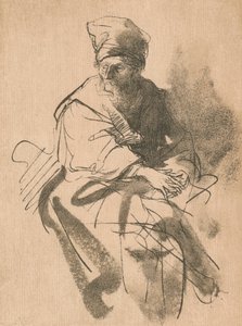 Un estudio, siglo XVII, 1906 de Rembrandt van Rijn