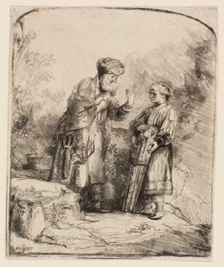 Abraham e Isaac de Rembrandt van Rijn