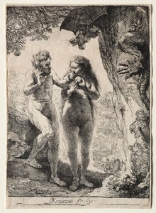 Adam and Eve de Rembrandt van Rijn