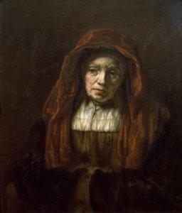 Anciana con pañuelo de Rembrandt van Rijn
