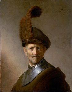 Un anciano en traje militar (anteriormente llamado Retrato del padre de Rembrandt), c.1630