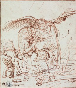 Anunciación de Rembrandt van Rijn