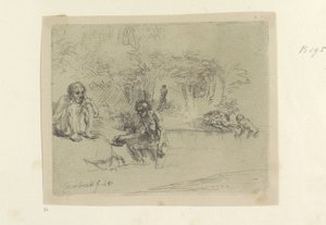 Baders Colección de ochenta y cinco grabados originales (título de la serie) de Rembrandt van Rijn