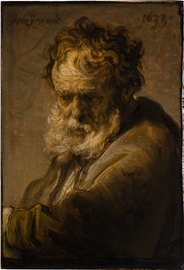 Busto de un anciano con barba, 1633 de Rembrandt van Rijn
