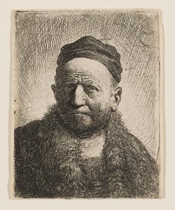 Busto de un hombre (¿el padre de Rembrandt?) de Rembrandt van Rijn