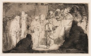 Cristo Disputando con los Doctores: Un Boceto