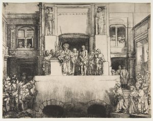 Cristo presentado al pueblo de Rembrandt van Rijn